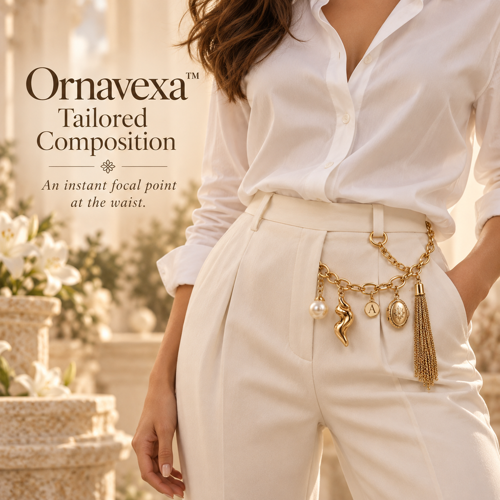 Ornavexa™ Waist Atelier A modular jewelry system designed to turn the waist into a canvas for personal style.