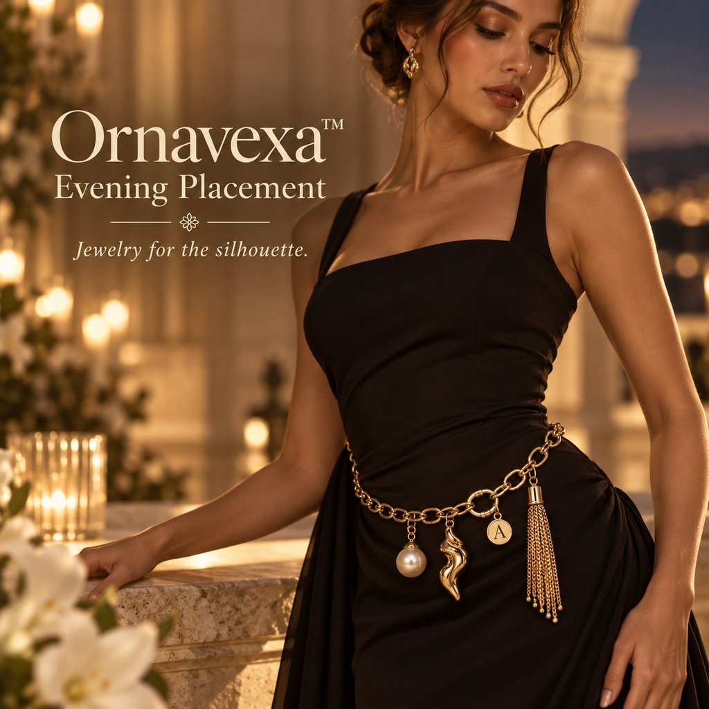 Ornavexa™ Waist Atelier A modular jewelry system designed to turn the waist into a canvas for personal style.
