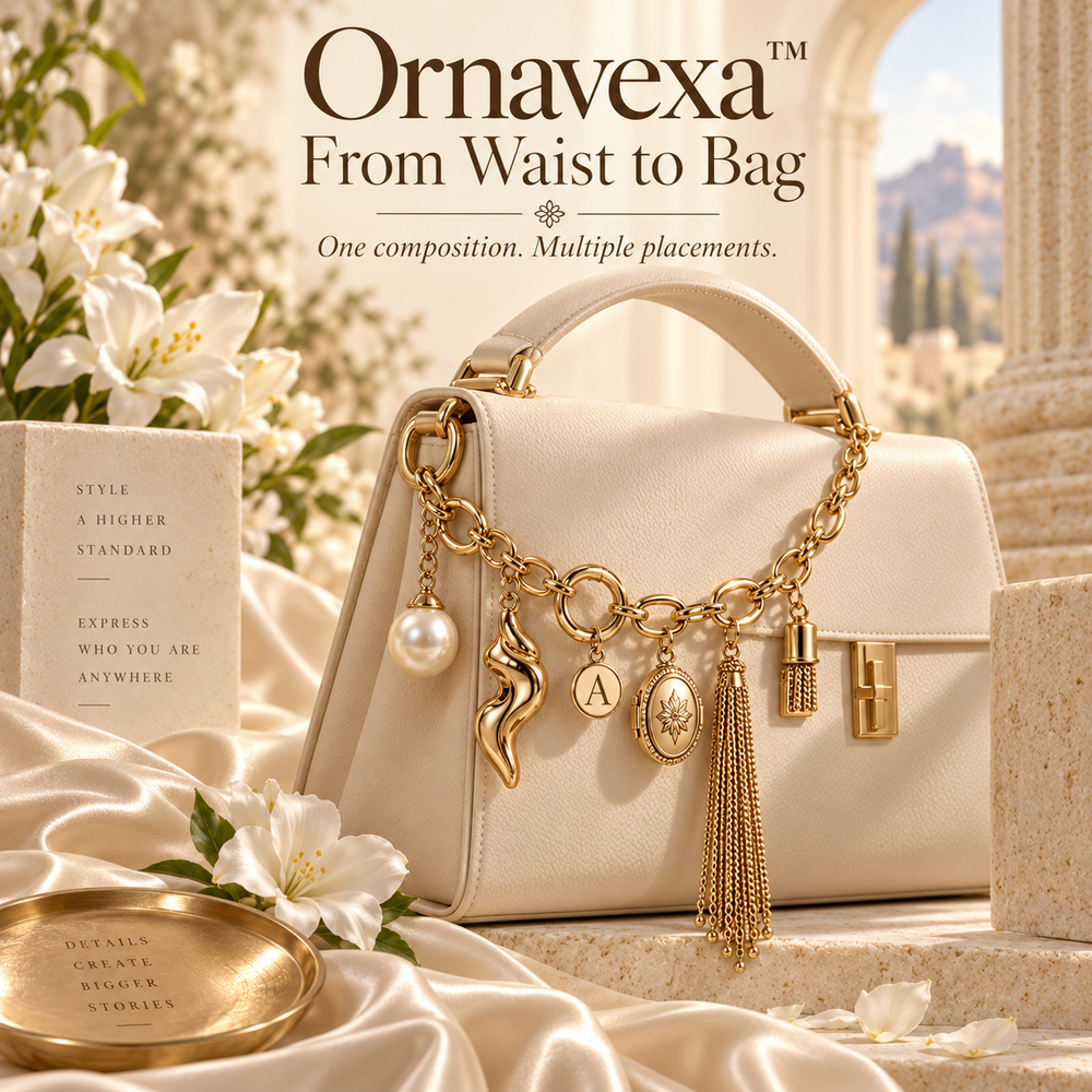 Ornavexa™ Waist Atelier A modular jewelry system designed to turn the waist into a canvas for personal style.