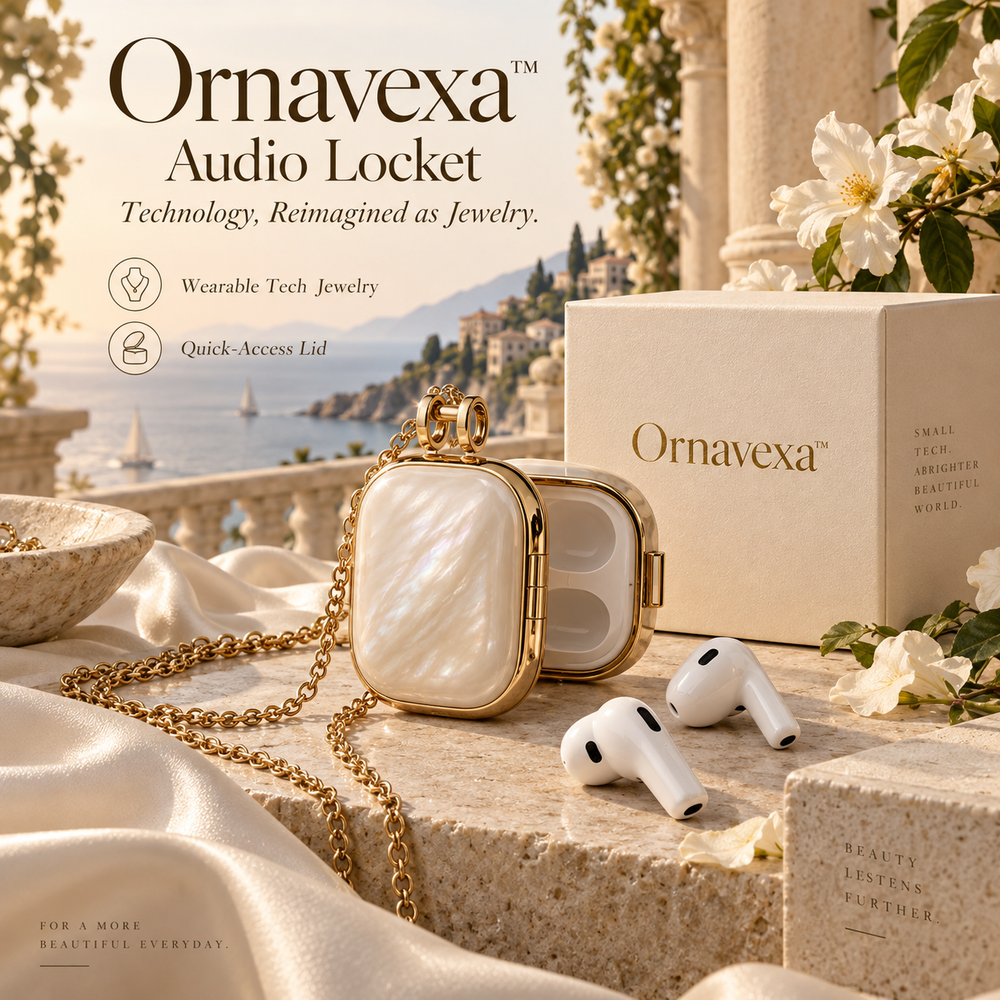 Ornavexa™ Audio Locket TECHNOLOGY, REIMAGINED AS JEWELRY