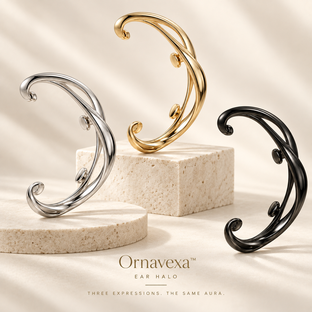 ORNAVEXA™ EAR HALO JEWELRY THAT WRAPS THE EAR.