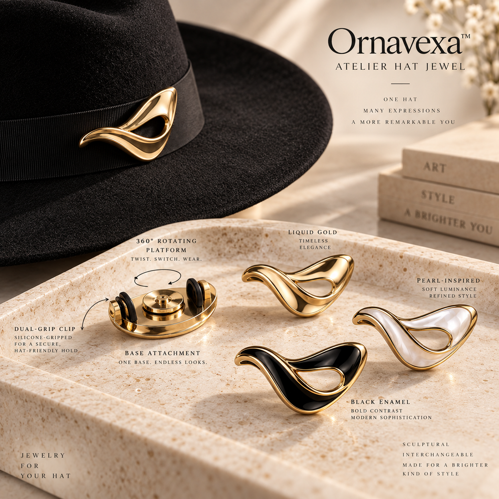 ORNAVEXA™ ATELIER COLLECTION Atelier Hat Jewel
