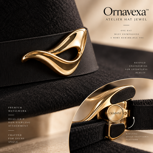 ORNAVEXA™ ATELIER COLLECTION Atelier Hat Jewel